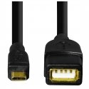 Hama 173892 USB-kaapeli USB 2.0 0,15 m Micro-USB B USB A musta Hama 173892 USB-kaapeli USB 2.0 0,15 m Micro-USB B USB A musta