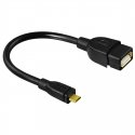 Hama 173892 USB-kaabel USB 2.0 0,15 m Micro-USB B USB A Must Hama 173892 USB-kaabel USB 2.0 0,15 m Micro-USB B USB A Must