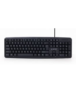 Gembird KB-U-103 клавиатура USB Американский английский Черный