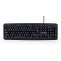 Gembird KB-U-103 klaviatuur USB Ameerika inglise keel Must