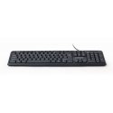 Gembird KB-U-103 näppäimistö USB Englanti (US) musta Gembird KB-U-103 näppäimistö USB Englanti (US) musta