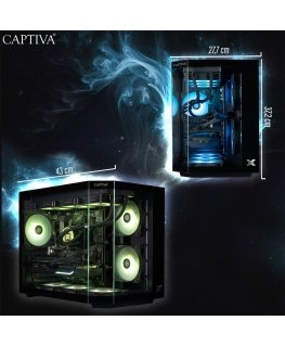 CAPTIVA PC Highend Gaming R90-031 (Ryzen 7 5700X/RTX5070 12GB GDDR7/SSD 1TB/32GB/WLAN/Windows 11 Home 64-bit)