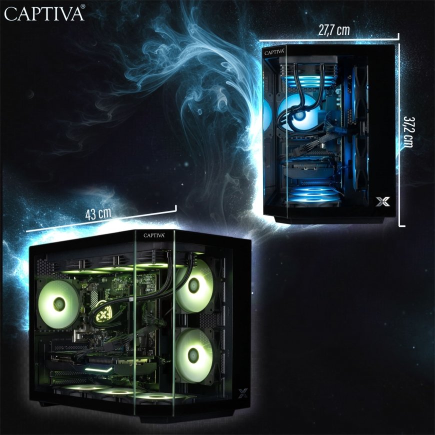 CAPTIVA PC Highend Gaming R90-031 (Ryzen 7 5700X/RTX5070 12GB GDDR7/SSD 1TB/32GB/WLAN/Windows 11 Hom