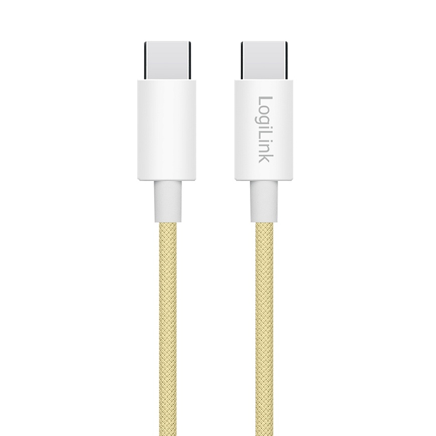 LogiLink CU0349 USB kabelis USB 2.0 1,5 m USB C Dzeltens – 2