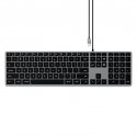 Satechi Slim W3 näppäimistö Universaali USB QWERTY englanti Alumiini, musta Satechi Slim W3 näppäimistö Universaali USB QWERTY englanti Alumiini, musta