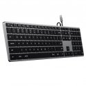 Satechi Slim W3 klaviatuur Universaalne USB QWERTY Inglise Alumiinium, Must Satechi Slim W3 klaviatuur Universaalne USB QWERTY Inglise Alumiinium, Must