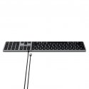Satechi Slim W3 tastatūra Universāls USB QWERTY Angļu Alumīnijs, Melns Satechi Slim W3 tastatūra Universāls USB QWERTY Angļu Alumīnijs, Melns