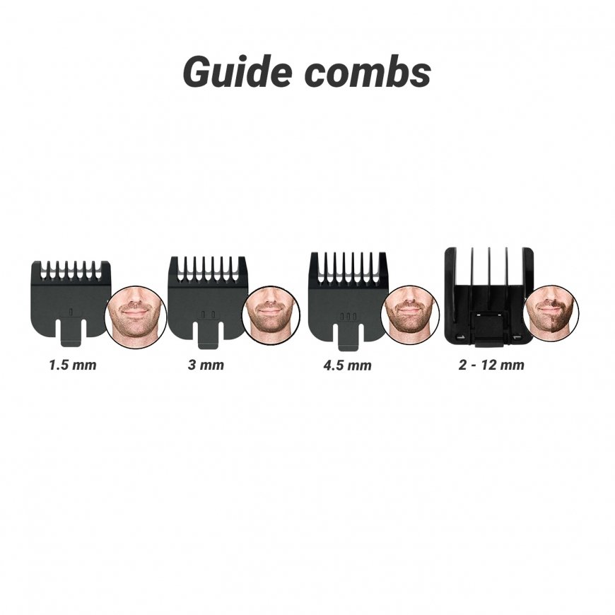 Wahl GroomsMan Pro Battery Black, Stainless steel – 5