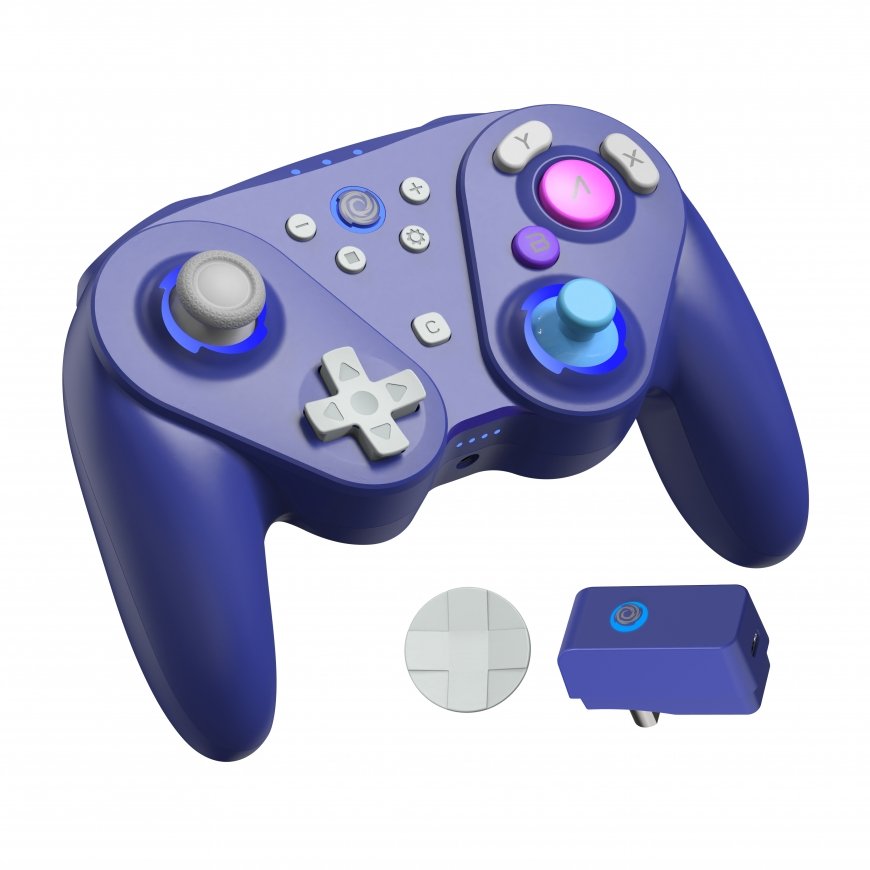 Oniverse Wireless Bluetooth controller Foenix - Ultra Violet (Nintendo Switch 2 / Switch / Gamecube – 2