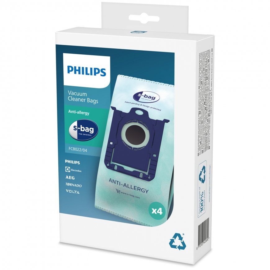 Philips s-bag FC8022/04 putekļsūcēja maisiņi