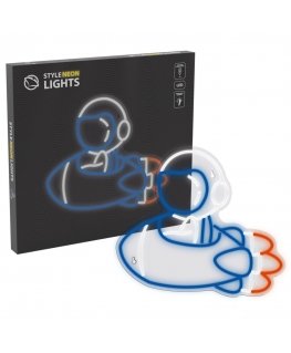 Manta SNL90MT stiilne neoonvalgustus ASTRONAUT RAKETIL