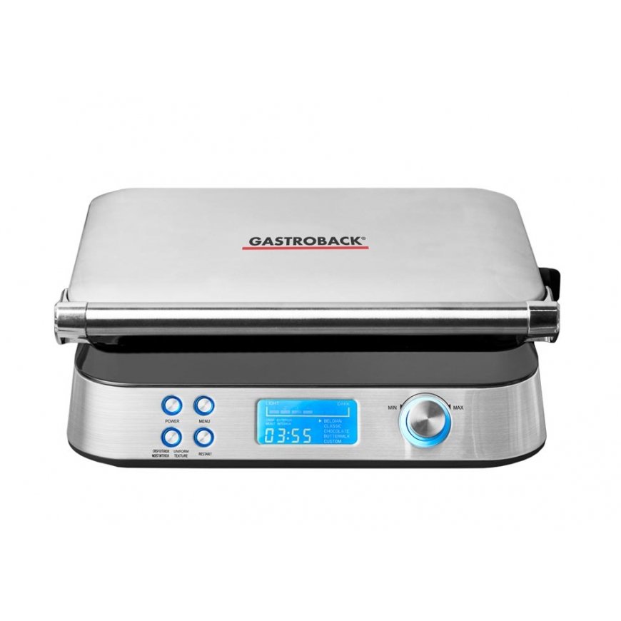 Gastroback Advanced Control Black Edition 2 вафля(и) 1600 W Нержавеющая сталь