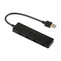 i-tec Advance U3HUB404 хаб-разветвитель USB 3.2 Gen 1 (3.1 Gen 1) Type-A 5000 Мбит/с Черный i-tec Advance U3HUB404 хаб-разветвитель USB 3.2 Gen 1 (3.1 Gen 1) Type-A 5000 Мбит/с Черный