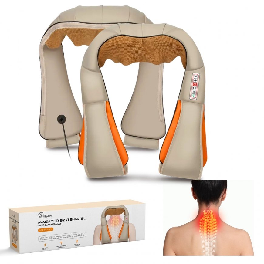Extralink Smart Life Neck | Neck | 3 speeds, 30W, AC, DC power supply massager – 4