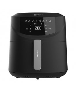 Cecotec Cecofry Absolute 7600 Vienas 7,6 L Autonominės 2000 W Karšto oro gruzdintuvė Juoda