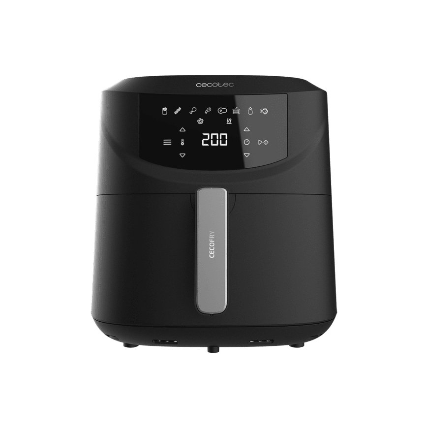 Cecotec Cecofry Absolute 7600 Üksik 7,6 l Eraldiseisev 2000 W Kuumaõhu fritüür Must