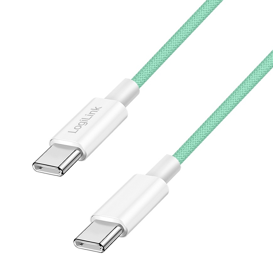 LogiLink CU0348 USB-kaapeli USB 2.0 1,5 m USB C Vihreä
