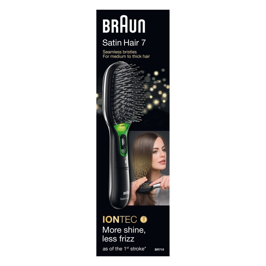 Braun Satin Hair 7 Aikuinen Leveä hiusharja musta 1 kpl – 4