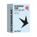 Schwalbe камера 29" SV19L 27.5+ (65/75-584) до 29" (54/75-622) с клапаном для шоссейных шин 40 мм Schwalbe камера 29" SV19L 27.5+ (65/75-584) до 29" (54/75-622) с клапаном для шоссейных шин 40 мм