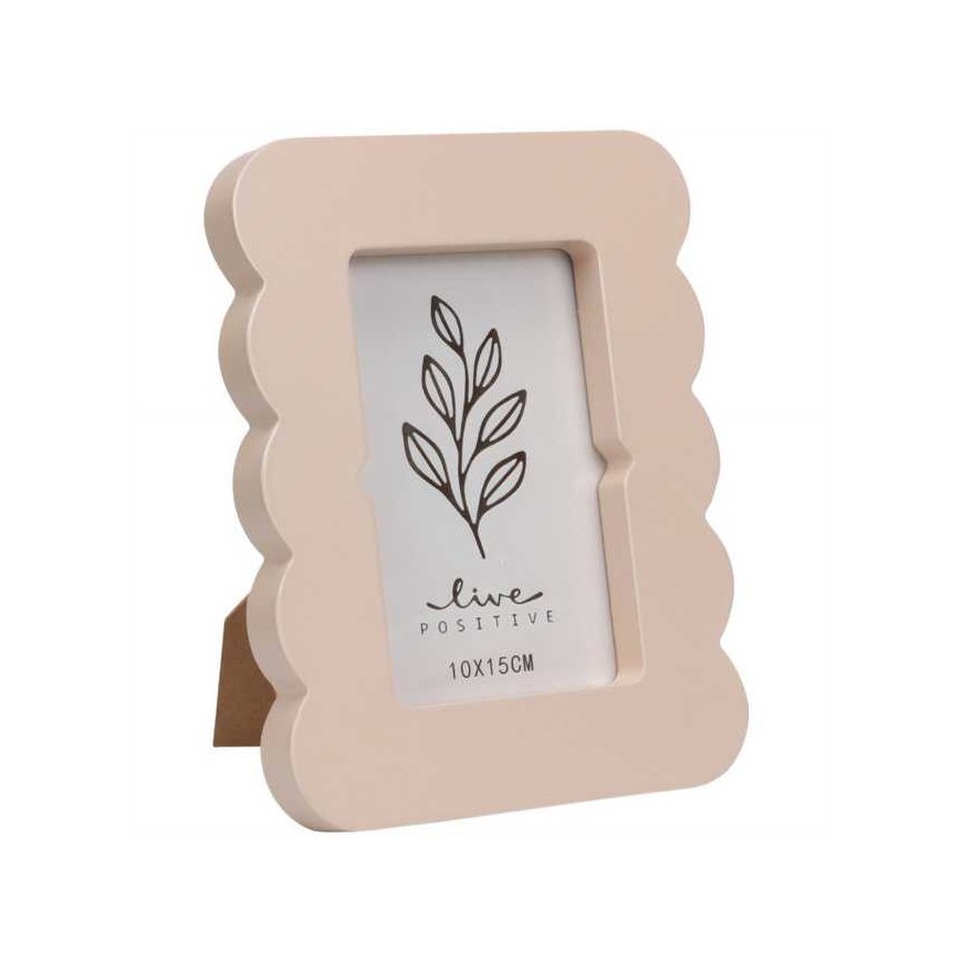 Home Styling Collection Frame Photo Frame with Wavy Edge, BASE, 16 x 2.2 x 20.8 cm