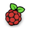 Raspberry Pi badge with pin 30mm Raspberry Pi badge with pin 30mm