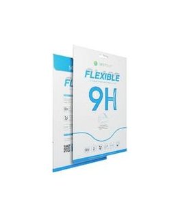 Bestsuit Flexible Hybrid Glass 9H LCD Screen Protector for Samsung X610/X616 Tab S9 FE Plus 12.4" - Black Case Compatible