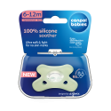 CANPOL BABIES 100% silicone symmetrical pacifier 0-6 months, 1 pc, 24/001_gre