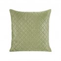 Eurofirany DESIGN 91 LUIZ / 3 Velvet pillowcase, quilted using hot press method with geometric pattern, 40X40 cm, color: light g Eurofirany DESIGN 91 LUIZ / 3 Velvet pillowcase, quilted using hot press method with geometric pattern, 40X40 cm, color: light g