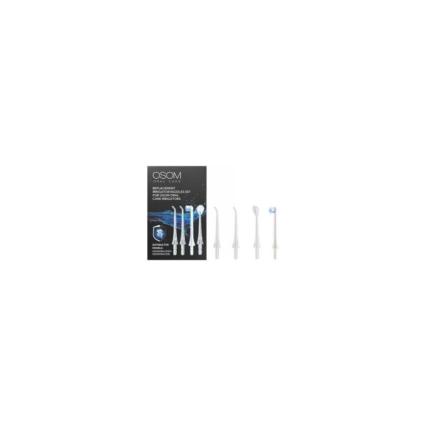OSOM Oral Care Replacement Tips Set OSOMORAL131TIPSET - Dental Toothbrush Oral Irrigator Tip Set – 2