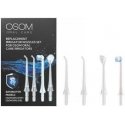 Dantų šepetēļa un mutē tīrīšanas ierīces uzgaļu komplekts OSOM Oral Care Replacement Tips Set OSOMORAL131TIPSET Dantų šepetēļa un mutē tīrīšanas ierīces uzgaļu komplekts OSOM Oral Care Replacement Tips Set OSOMORAL131TIPSET