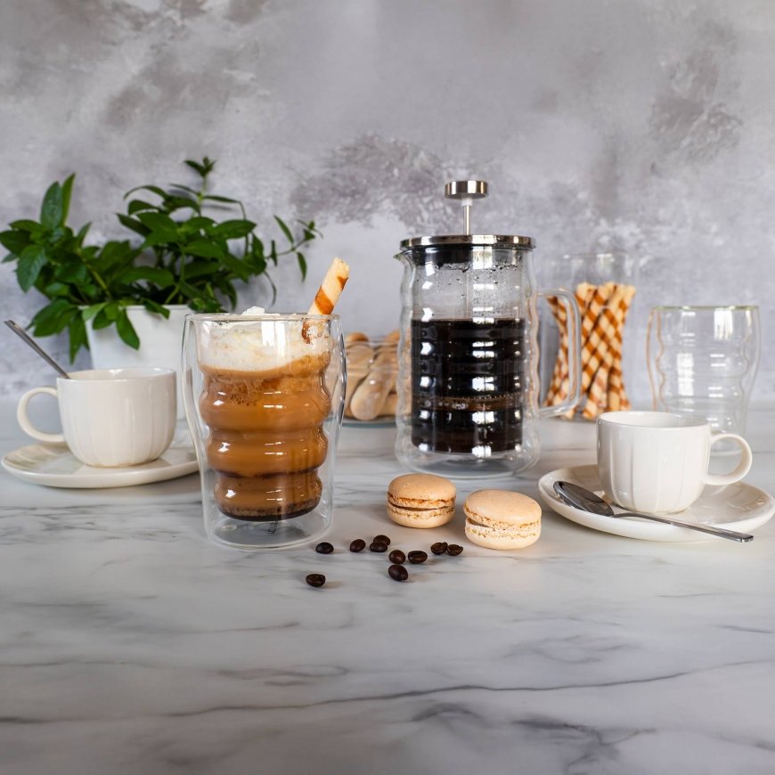 2 "Ripple" glass set, 350 ml, "AMBITION"