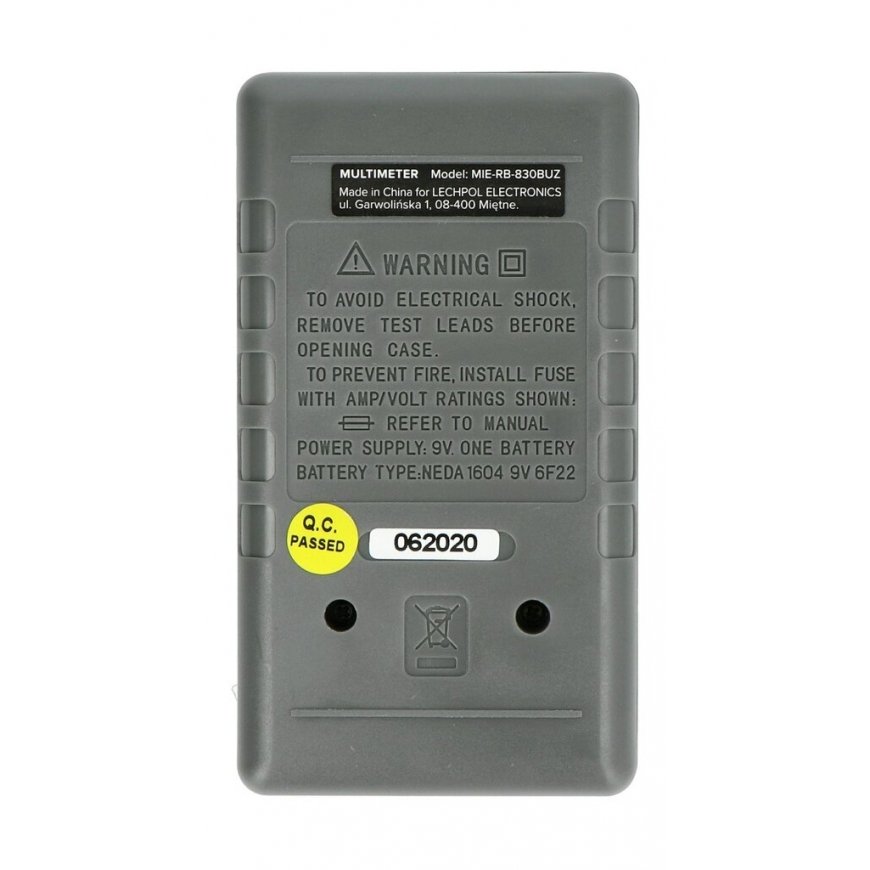 Universalus multimetras Rebel RB-830BUZ – 2