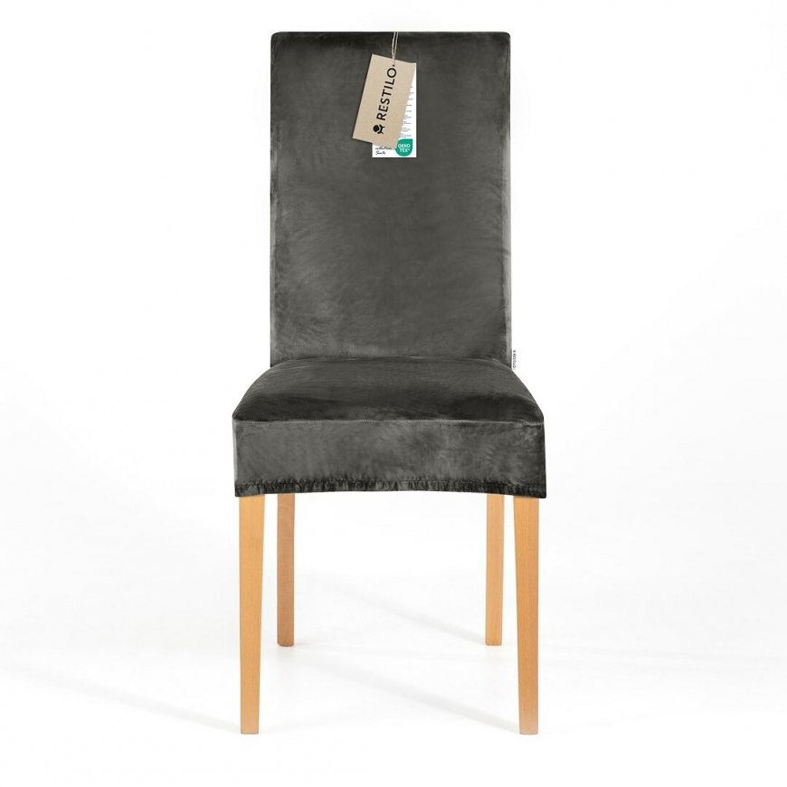CLASSIC RESTILO cushion cover SENTO steel color, simple style, classic