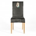 CLASSIC RESTILO cushion cover SENTO steel color, simple style, classic
