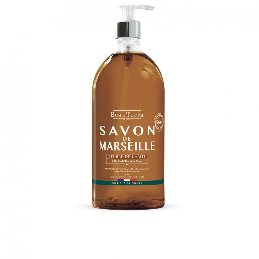 "Beauterra Marseille" 300ml shea butter soap