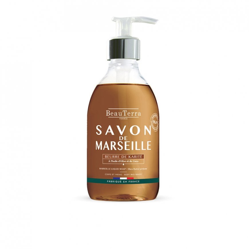 "Beauterra Marseille" 300ml shea butter soap – 2