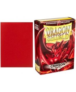 Dragon Shield: Standard Sleevide: Crimson [Matte] (100 Sleevide)