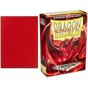 Dragon Shield: Standard Sleeves: Crimson [Matte] (100 Sleeves)