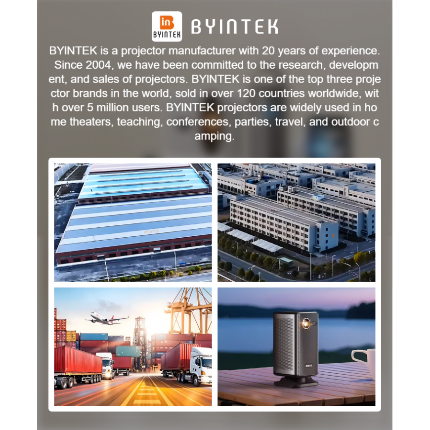 Projektor BYINTEK UFO U90 MAX osram DLP GoogleTV – 2