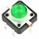 OEM Tactical Button 12x12, 7mm THT 6 Contacts - Green Backlight - 5 pcs OEM Tactical Button 12x12, 7mm THT 6 Contacts - Green Backlight - 5 pcs