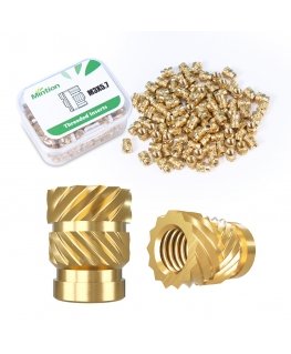 Mintion M3 x 5.7 mm x 4.6 mm ruuvinvälikkatulpat - 100 kpl