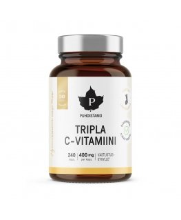 Puhdistamo Tripla C-vitamiini 400 mg, 240kaps