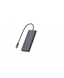Fuj:tech 9-portine USB-C hub, 100 W PD