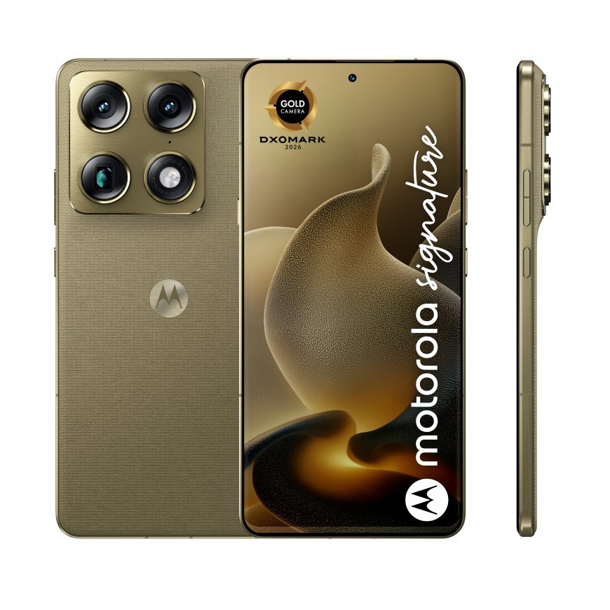 Motorola signature 17,2 cm (6.78") Divas SIM kartes Android 16.0 5G USB Veids-C 16 GB 512 GB 5200 mA – 2