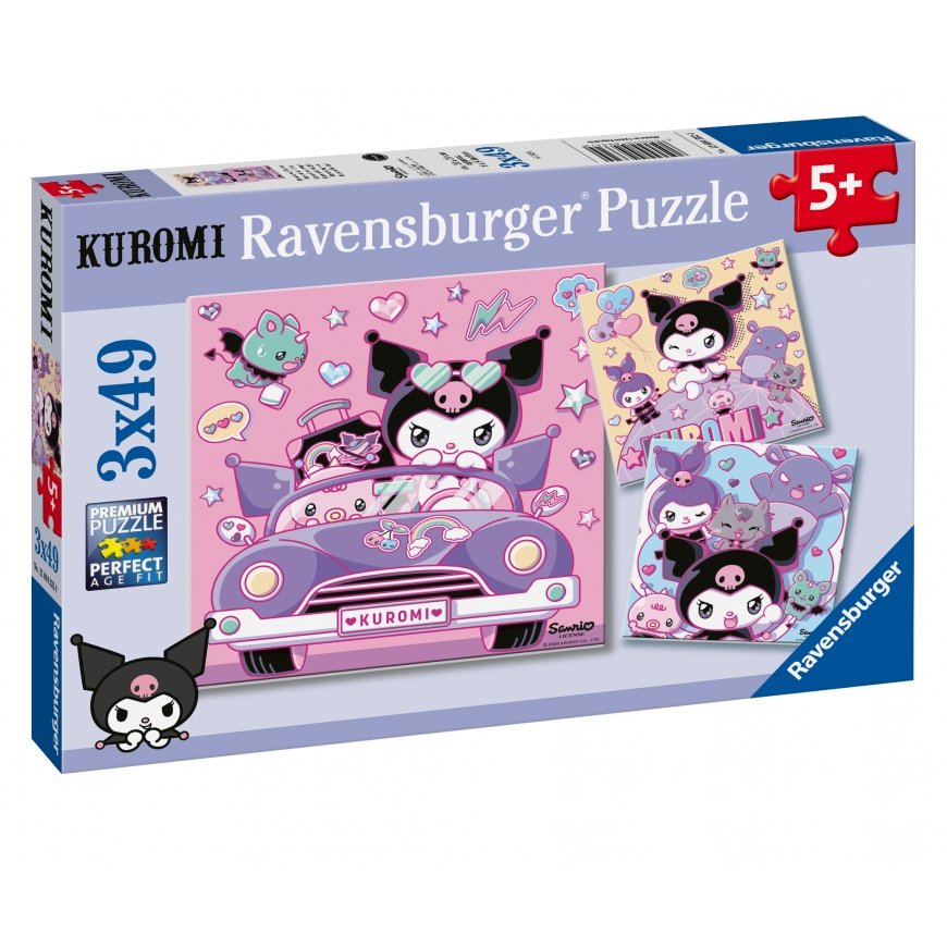 Ravensburger puzle 3x49 gab: Hello Kitty