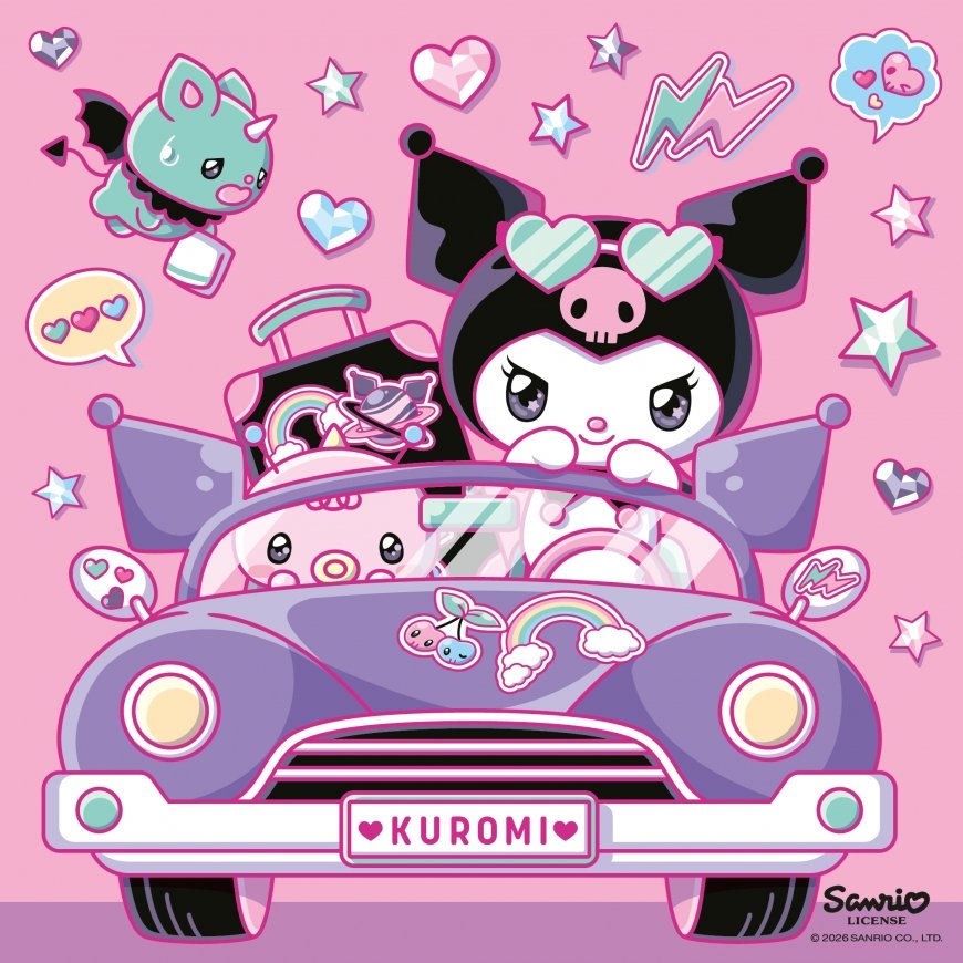 Ravensburger pusle 3x49 tk: Hello Kitty Kuromi sõitmas – 2