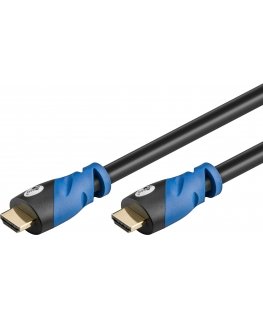 Goobay 72317 HDMI cable 1.5 m HDMI Type A (Standard) Black, Blue