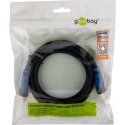 Goobay 72317 HDMI kabelis 1,5 m HDMI A tipo (standartinis) Juoda, Mėlyna Goobay 72317 HDMI kabelis 1,5 m HDMI A tipo (standartinis) Juoda, Mėlyna