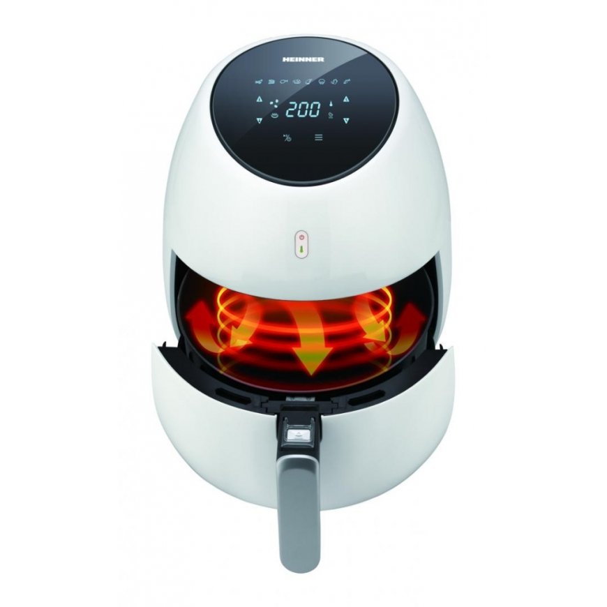 Heinner HAF-B2000WH fryer Single 5 L Stand-alone 2000 W Hot air fryer White – 3