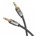 Goobay 65273 audio cable 1 m 3.5mm TRS Black, Silver Goobay 65273 audio cable 1 m 3.5mm TRS Black, Silver